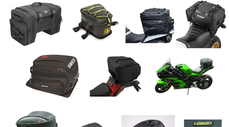 Waterproof Removable Motorcycle Tail Bag Rear Seat Top Case Luggage Shoulder Box 