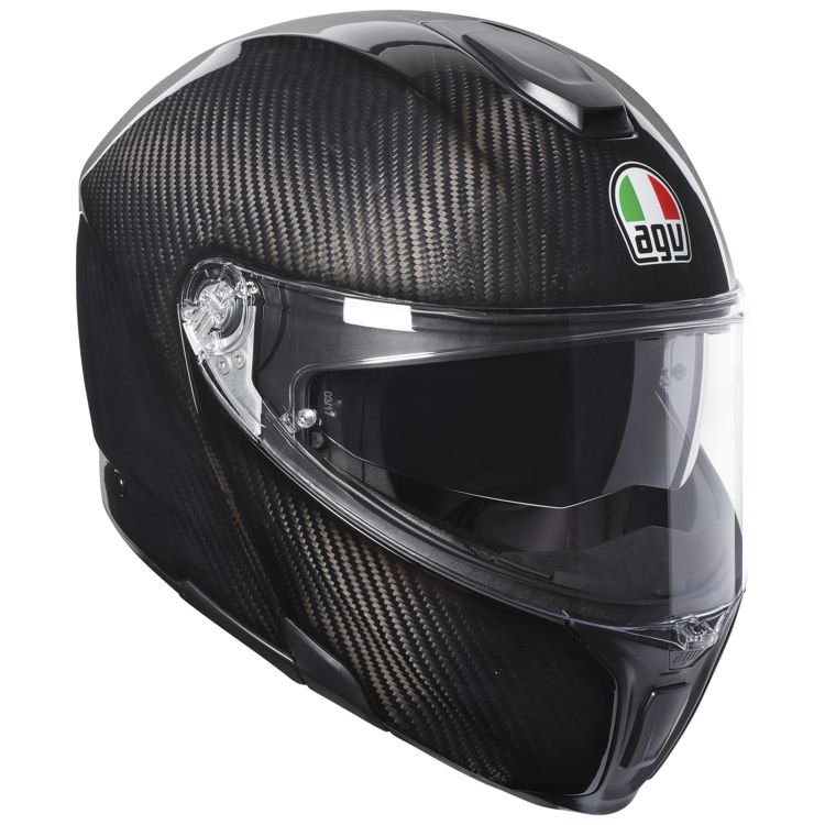 5) AGV Sportmodular Carbon Solid Helmet